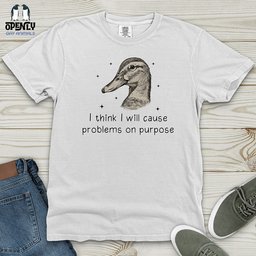 I Think I Will Funny Goose Heavy Cotton Comfort Colors Tee Gift For Animal Lover