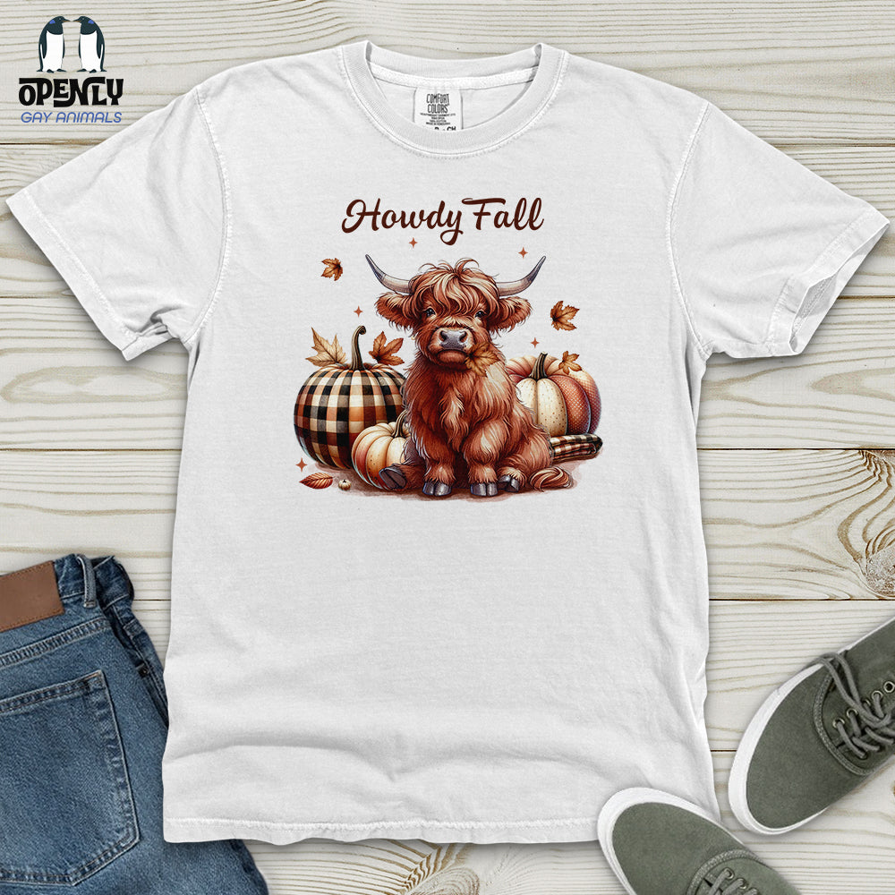 Howdy Fall Heavy Cotton Comfort Colors Tee Gift For Animal Lover