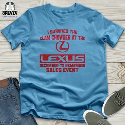 I Survived The Clam Unisex T Shirt Gift For Animal Lover