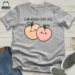 I Ap Peach Iate You Softstyle Tee Gift For Animal Lover