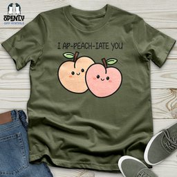 I Ap Peach Iate You Softstyle Tee Gift For Animal Lover