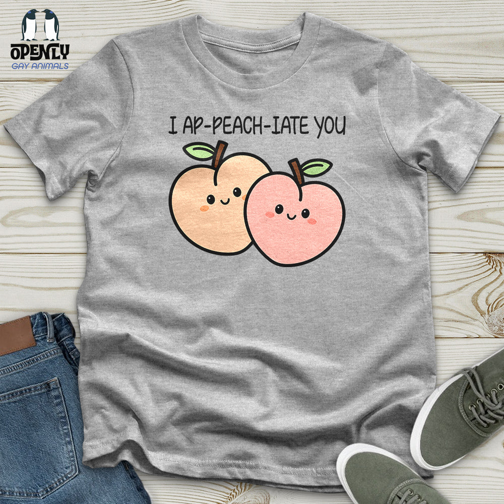 I Ap Peach Iate You Unisex T Shirt Gift For Animal Lover