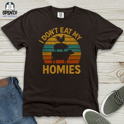 I Dont Eat My Homies Heavy Cotton Comfort Colors Tee Gift For Animal Lover