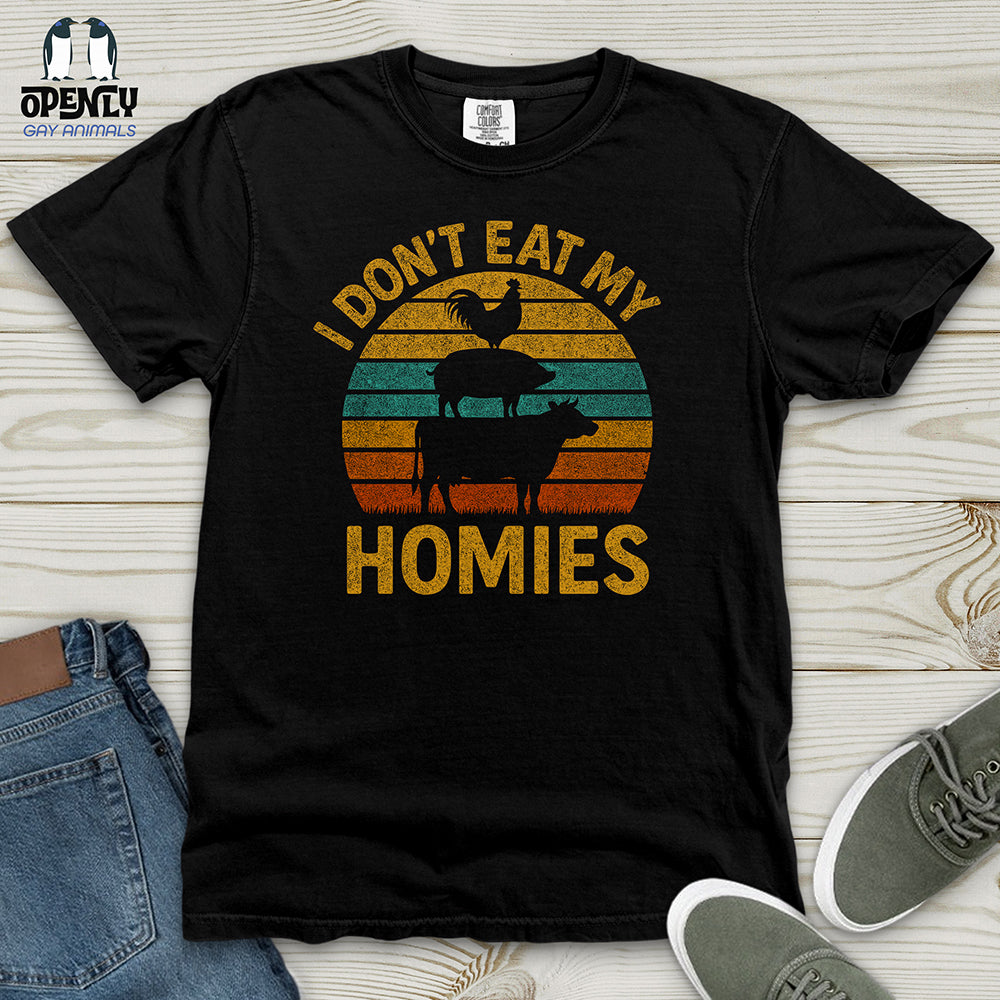 I Dont Eat My Homies Heavy Cotton Comfort Colors Tee Gift For Animal Lover