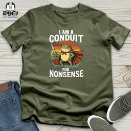 I Am A Conduit For Nonsense Softstyle Tee Gift For Animal Lover