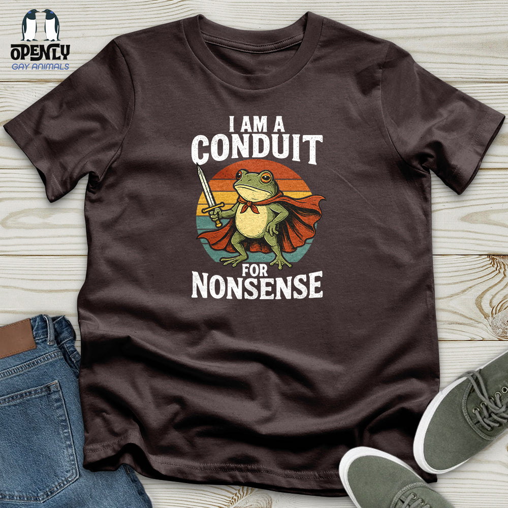 I Am A Conduit For Nonsense Softstyle Tee Gift For Animal Lover