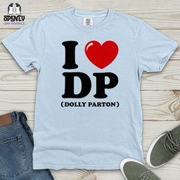 I Love Dp Heavy Cotton Comfort Colors Tee Gift For Animal Lover