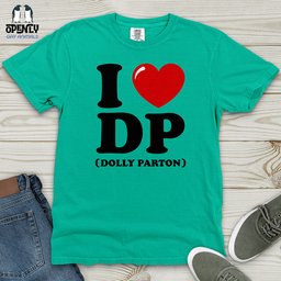 I Love Dp Heavy Cotton Comfort Colors Tee Gift For Animal Lover