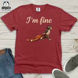 Im Fine 04 Heavy Cotton Comfort Colors Tee Gift For Animal Lover
