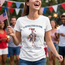A Revolution In Pink Patriotic Flamingo Americas 250 Years Shirt T Shirt Gift For Flamingo Lover