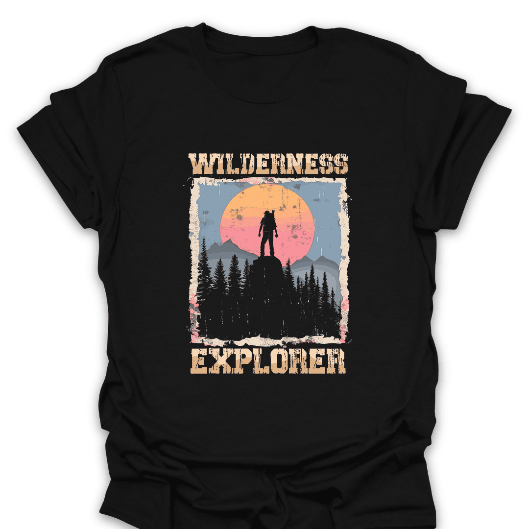 Wilderness Explorer T Shirt Gift For Hiker
