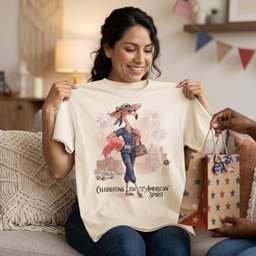 America 250 Years Of American Spirit Nurse Scrubs Flamingo Shirt T Shirt Gift For Flamingo Lover