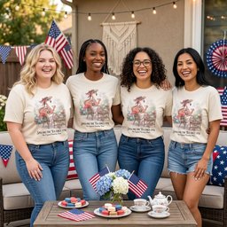 America 250 Years Of American Spirit Teatime Flamingo Shirt T Shirt Gift For Flamingo Lover