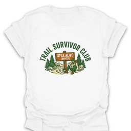 Trail Survivor Club T Shirt Gift For Hiker