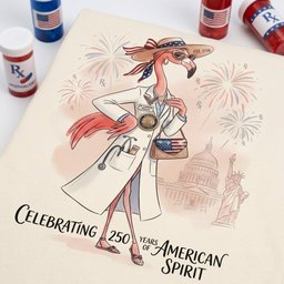 America 250 Years Of American Spirit Pharmacist Flamingo Shirt T Shirt Gift For Flamingo Lover