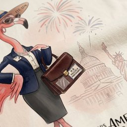 America 250 Years Of American Spirit Hr Manager Flamingo Shirt T Shirt Gift For Flamingo Lover