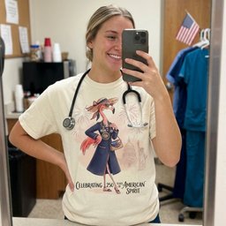 America 250 Years Of American Spirit Medical Assistant Shirt T Shirt Gift For Flamingo Lover