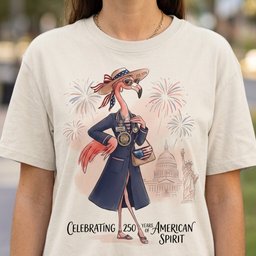 America 250 Years Of American Spirit Medical Assistant Shirt T Shirt Gift For Flamingo Lover