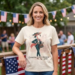 America 250 Years Of American Spirit Occupational Therapist T Shirt Gift For Flamingo Lover