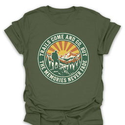 Trail Memories Tee Gift For Hiker