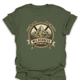 Wilderness Explorer T Shirt Gift For Hiker