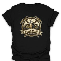 Wilderness Explorer T Shirt Gift For Hiker