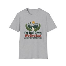 Trail Gives Back T Shirt Gift For Hiker