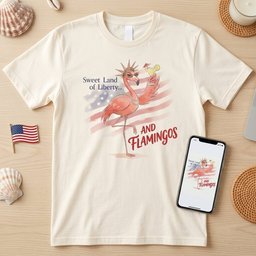 250 Years Red White And Flocking Fabulous Patriotic Flamingo Shirt T Shirt Gift For Flamingo Lover