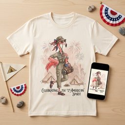 America 250 Years Of American Spirit Camping Flamingo Shirt T Shirt Gift For Flamingo Lover