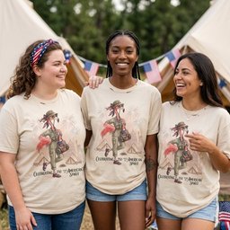 America 250 Years Of American Spirit Camping Flamingo Shirt T Shirt Gift For Flamingo Lover