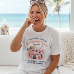 People Should Seriously Stop Expecting Normal From Me Funny T Shirt Gift For Flamingo Lover