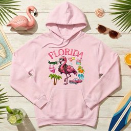 Retro Gangster Flamingo Florida Tropical Beach Vacation Souvenir T Shirt Gift For Flamingo Lover