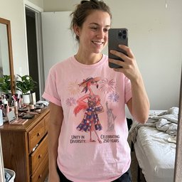 Unity In Diversity Celebrating 250 Years Flamingo July 4th Shirt T Shirt Gift For Flamingo Lover