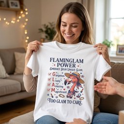 Flaminglam Power Embrace Your Unique Glam Too Glam To Care Flamingo T Shirt Gift For Flamingo Lover