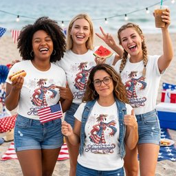 Proud To Be An Amerimingo Patriotic Flamingo July 4th Shirt T Shirt Gift For Flamingo Lover