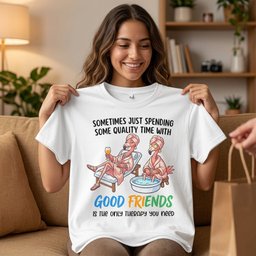 Sometimes Just Spending Some Quality Time With Good Friends Is The T Shirt Gift For Flamingo Lover