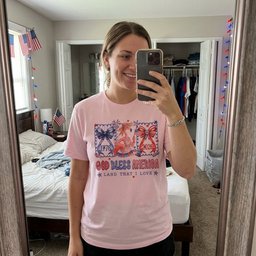 God Bless America Land That I Love Flamingo July 4th Shirt T Shirt Gift For Flamingo Lover