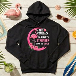 The Comeback Is Always Stronger Than The Setback Flamingo Shirt T Shirt Gift For Flamingo Lover