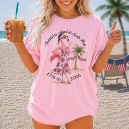 Sparklers Sand And Santa Hats Christmas In July Flamingo Shirt T Shirt Gift For Flamingo Lover