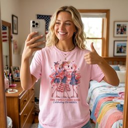 Stars Stripes And Flamingo Besties Celebrating 250 America Shirt T Shirt Gift For Flamingo Lover