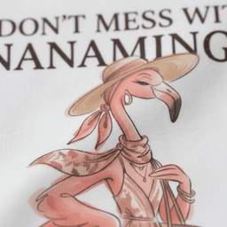 Personalized Dont Mess With Nanamingo Custom Sarcastic Flamingo T Shirt Gift For Flamingo Lover