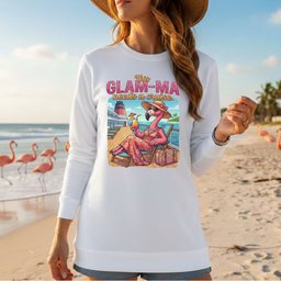 Fabulous Flamingo Glam Ma Cruise T Shirt Funny Vacation Gift For Grandma