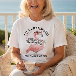 Personalized Im A Grammingo Who Loves Flamingos Birthday Shirt T Shirt Gift For Flamingo Lover
