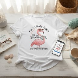 Personalized Im A Grammingo Who Loves Flamingos Birthday Shirt T Shirt Gift For Flamingo Lover