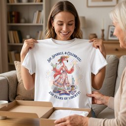 Sip Sparkle And Celebrate 250 Years Of Liberty Flamingo Shirt T Shirt Gift For Flamingo Lover