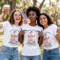 Sip Sparkle And Celebrate 250 Years Of Liberty Flamingo Shirt T Shirt Gift For Flamingo Lover