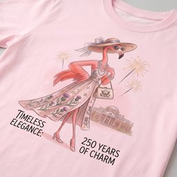 Timeless Elegance 250 Years Of Charm Flamingo Shirt T Shirt Gift For Flamingo Lover