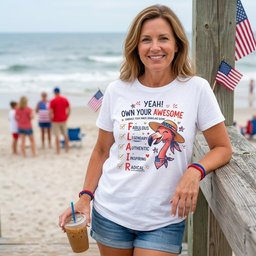 Yeah Own Your Awesome Embrace Your Inner Sparkling Quirks Flamingo T Shirt Gift For Flamingo Lover