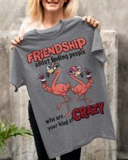 Friendship Flamingo Shirt Your Kind Of Crazy Funny Flamingo For T Shirt Gift For Flamingo Lover