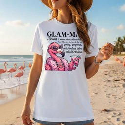 Sassy Glam Ma Flamingo Definition Shirt Funny Mothers Day Gift For Grandmas T Shirt